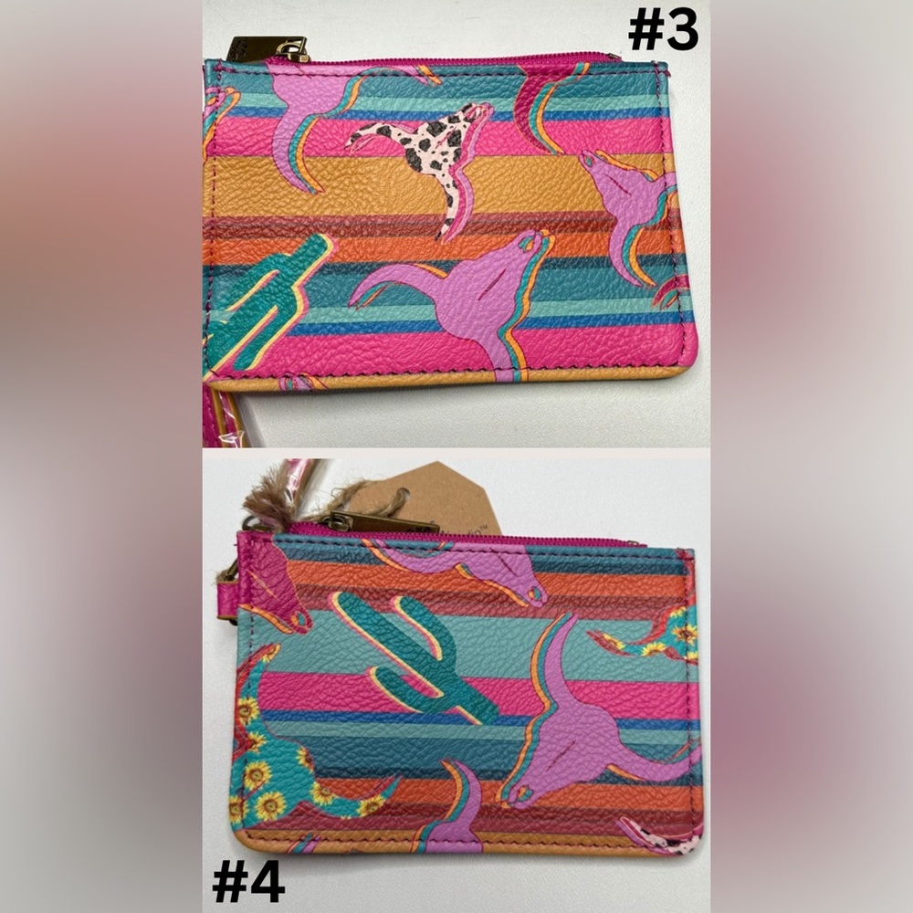 Catchfly Studio Leather Western Wristlet/Card Holder NWT - Picture 5 of 5